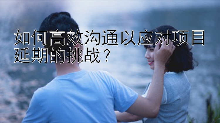 如何高效沟通以应对项目延期的挑战？